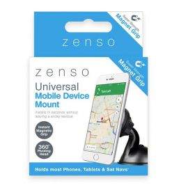 Zenso Universal Car Dashboard Mount - магнитна поставка за таблото на кола за смартфони (черен)
