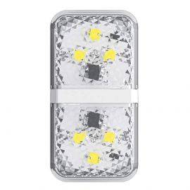 Baseus Door Open Warning Light - предупредителни LED светлини за вратите на автомобили (2 броя) (бял)