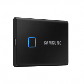 Samsung Portable SSD T7 Touch 1TB USB 3.2 - преносим външен SSD диск 1TB с пръстов отпечатък и парола за сигурност (черен)