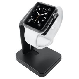 Macally Apple Watch Stand - луксозна алуминиева поставка за Apple Watch (черна)