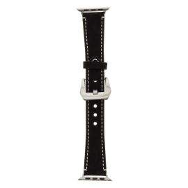 Tactical 288 Genuine Leather Band - кожена (естествена кожа) каишка за Apple Watch 42мм, 44мм (черен)