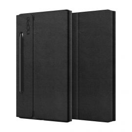 Incipio Faraday Folio Case - стилен кожен калъф и поставка за Samsung Galaxy Tab S7 Plus (черен)
