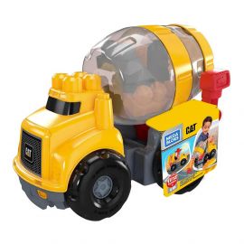 Mega Blocks Cat Cement Mixer - конструктор за деца (жълт)