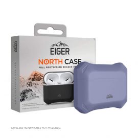 Eiger North AirPods Pro Protective Case - удароустойчив силиконов калъф за Apple Airpods Pro (лилав)