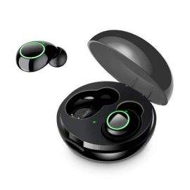 USAMS LI Dual Stereo TWS Earbuds  - безжични блутут слушалки със зареждащ кейс (черен)