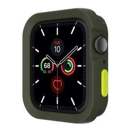 SwitchEasy Colors Case - термополиуретанов удароустойчив кейс за Apple Watch 40mm (тъмнозелен)