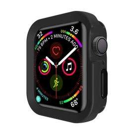 SwitchEasy Colors Case - термополиуретанов удароустойчив кейс за Apple Watch 44mm (черен)