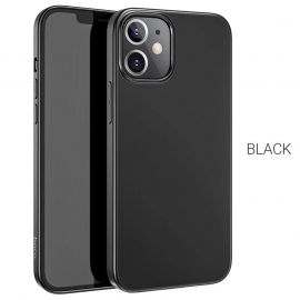 Hoco Fascination Series TPU Protective Case - силиконов (TPU) калъф за iPhone 12 mini (черен)