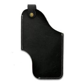 4smarts Belt Case Universal with Closure - кожен калъф за колана със закопчалка за смартфони до 6.5 инча (черен)