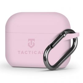 Tactical TPU Velvet Smoothie Carabiner Case - термополиуретанов (TPU) удароустойчив калъф за Apple AirPods Pro (розов)