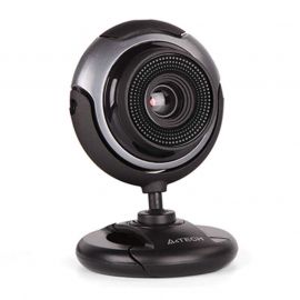 A4Tech PK-710G WebCam - 480p домашна уеб видеокамера с микрофон (черен)