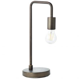 Brilliant Table Lamp Fila - настолна винтидж лампа (кафяв)