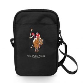 U.S. Polo Assn. Universal Phone Bag - дизайнерска чанта (портфейл) с презрамка (черен)