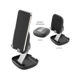 4smarts Desk Stand Compact for Smartphones - сгъваема поставка за бюро и гладки повърхности за смартфони (черен)