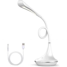 VOXON Flexible LED Desk Lamp - настолна LED лампа с гъвкаво рамо (бял)