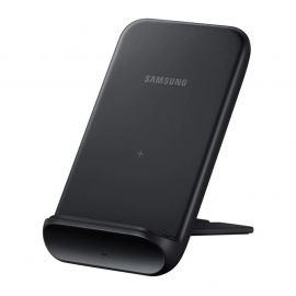 Samsung Wireless 9W Charger Stand EP-N3300TB - конвентируема поставка (пад) с Fast Charge за безжично захранване (черен)