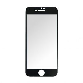 Prio 3D Glass Full Screen Curved Tempered Glass - калено стъклено защитно покритие за iPhone SE (2020), iPhone 8, iPhone 7 (черен-прозрачен) (bulk)