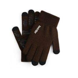 iWinter Gloves Touch Unisex Size S/M - зимни ръкавици за тъч екрани S/M размер (тъмнокафяв)