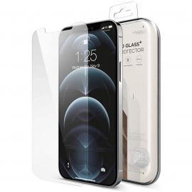 Elago Tempered Glass - калено стъклено защитно покритие за дисплея на iPhone 12 mini (прозрачен)