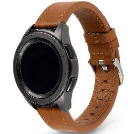 Ringke Leather One Classic Band 20 mm - кожена (естествена кожа) каишка за Galaxy Watch, Huawei Watch, Xiaomi, Garmin и други (20 мм) (кафяв)