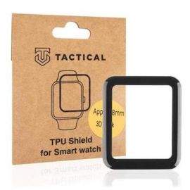 Tactical TPU Shield 3D Film 38mm - защитно покритие с извити ръбове за дисплея на Apple Watch Series 3/2/1 (38мм) (черен-прозрачен)