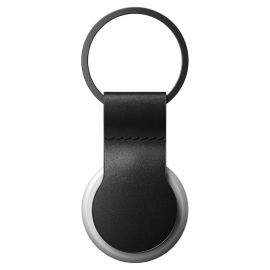 Nomad AirTag Leather Loop - висококачествен ключодържател от естествена кожа за Apple AirTag (черен)