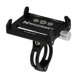 Wozinsky Adjustable Phone Bike Mount Holder (WBHBK1) - универсална поставка за колело за мобилни телефони (черен)