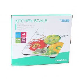 Omega Kitchen Scale Vegetables with LCD Display - кухненска везна за измерване на теглото на хранителни продукти