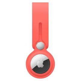 Apple AirTag Loop - стилна оригинална полиуретанова каишка за Apple AirTag (розов)
