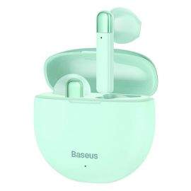 Baseus Encok W02 TWS In-Ear Bluetooth Earphones - безжични блутут слушалки със зареждащ кейс (син)