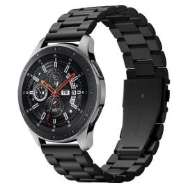 Spigen Modern Fit Band - стоманена каишка за Samsung Galaxy Watch 45mm, Galaxy Watch 46mm и други часовници (22мм) (черен)
