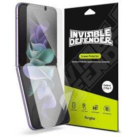 Ringke Invisible Defender Screen Protector - защитни покрития за дисплея на Samsung Galaxy Z Flip 3 (2 броя)