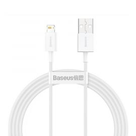 Baseus Superior Lightning USB Cable (CALYS-B02) - USB кабел за Apple устройства с Lightning порт (150 см) (бял)