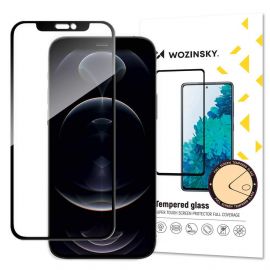 Wozinsky Case Friendly 3D Tempered Glass - калено стъклено защитно покритие за iPhone 13, iPhone 13 Pro (черен-прозрачен)