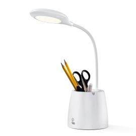 VOXON HDL02018WA01 LED Desk Lamp - настолна LED лампа с гъвкаво рамо (бял)