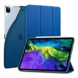 ESR Rebound Slim Case - полиуретанов калъф с поставка за iPad Pro 11 (2021), iPad Pro 11 (2020), iPad Pro 11 (2018) (тъмносин)