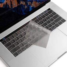 Elago Keyboard Skin - силиконов протектор за клавиатурата на MacBook Air 13 (202) (с прав Enter, US стандарт) (прозрачен-мат)