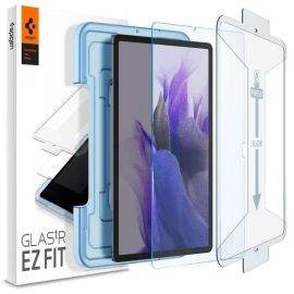 Spigen Tempered Glass GLAS.tR EZ Fit - висококачествено стъклено защитно покритие за дисплея на Samsung Galaxy Tab S7 FE, S7 FE 5G (прозрачно)