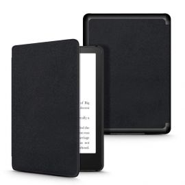 Tech-Protect Smartcase - кожен калъф за Amazon Kindle Paperwhite 5 (2021) (черен)