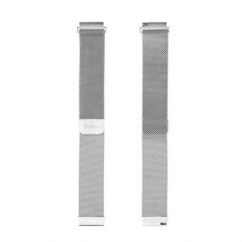 Tactical 640 Milanese Loop Magnetic Stainless Steel Band 20mm - стоманена, неръждаема каишка за Galaxy Watch, Huawei Watch, Xiaomi, Garmin и други (20мм) (сребрист)