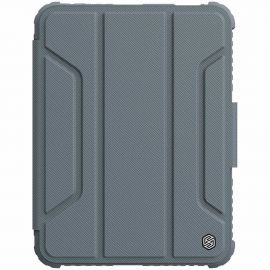 Nillkin Bumper PRO Protective Stand Case - удароустойчив хибриден кейс за iPad mini 6 (2021) (тъмносив)