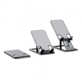 JC Slender Slim Aluminum Desktop Stand - настолна сгъваема алуминиева поставка за мобилни телефони и таблети (сив)