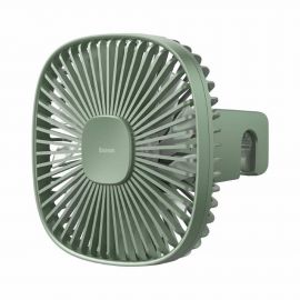 Baseus Natural Wind Magnetic Rear Seat Fan (CXZR-06) - USB вентилатор, прикрепящ се към седалката на кола (зелен)