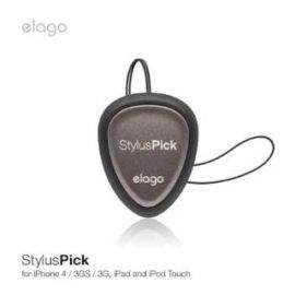 Elago Multiuse Stylus - писалка, почистващ пад и перо за китара за iPhone, iPad, iPod и Galaxy Tab