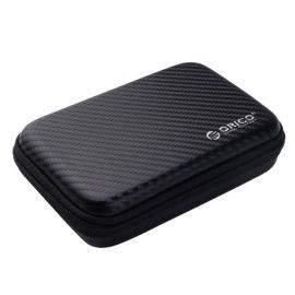 Orico HDD Case Box - органайзер за външен хард диск, кабели, слушалки и други аксесоари (черен-карбон)