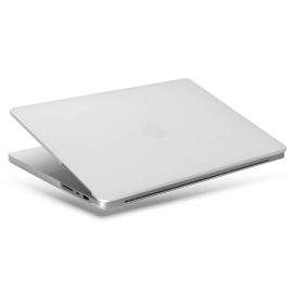 Uniq Claro Slim Hardshell Case - предпазен поликарбонатов кейс, силиконов протектор за клавиатурата и предпазител за камерата за MacBook Pro 16 M1 (2021) (прозраче