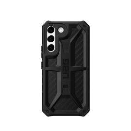Urban Armor Gear Monarch Case - удароустойчив хибриден кейс за Samsung Galaxy S22 (черен-карбон)