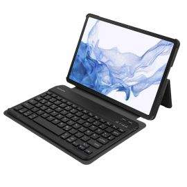 4smarts Flip Case DailyBiz and Bluetooth Keyboard - кожен калъф и безжична блутут клавиатура за Samsung Galaxy Tab S8 Plus, Galaxy Tab S7 Plus (черен)