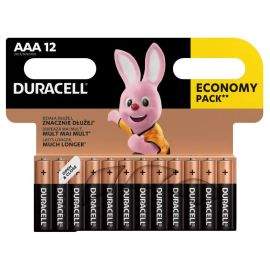 Duracell Basic MN2400L R03 AAA - комплект 12 броя устойчиви алкални батерии