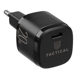 Tactical Base Plug Mini 20W Wall Charger - захранване за ел. мрежа 20W с USB-C изход и технология за бързо зареждане (черен)